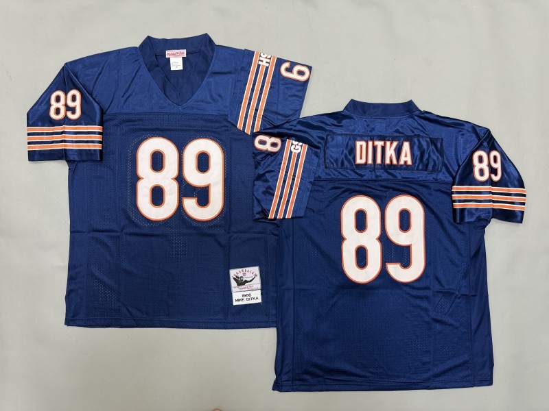 Men 2025 Nike Chicago Bears #89 Ditka blue Throwback Limited NFL Jersey style 002->chicago bears->NFL Jersey